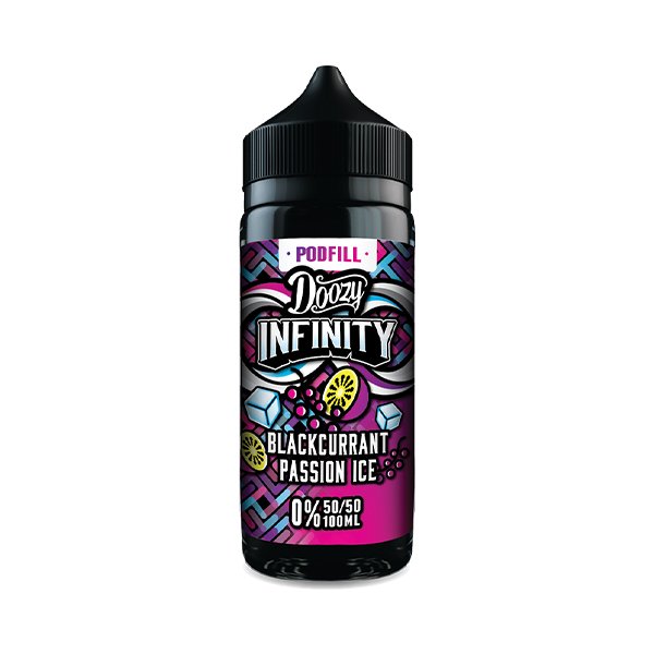 Blackcurrant Passion Ice Shortfill E-liquid by Doozy Vape Co 100ml