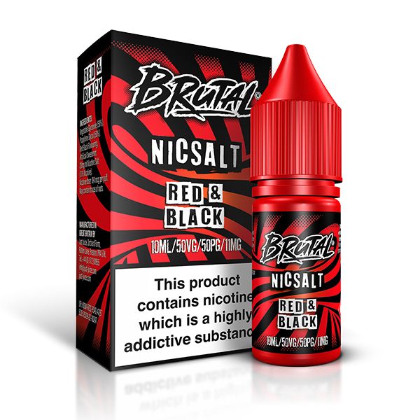 Brutal Red & Black Nic Salt E-Liquid by Brutal Just Juice 11mg