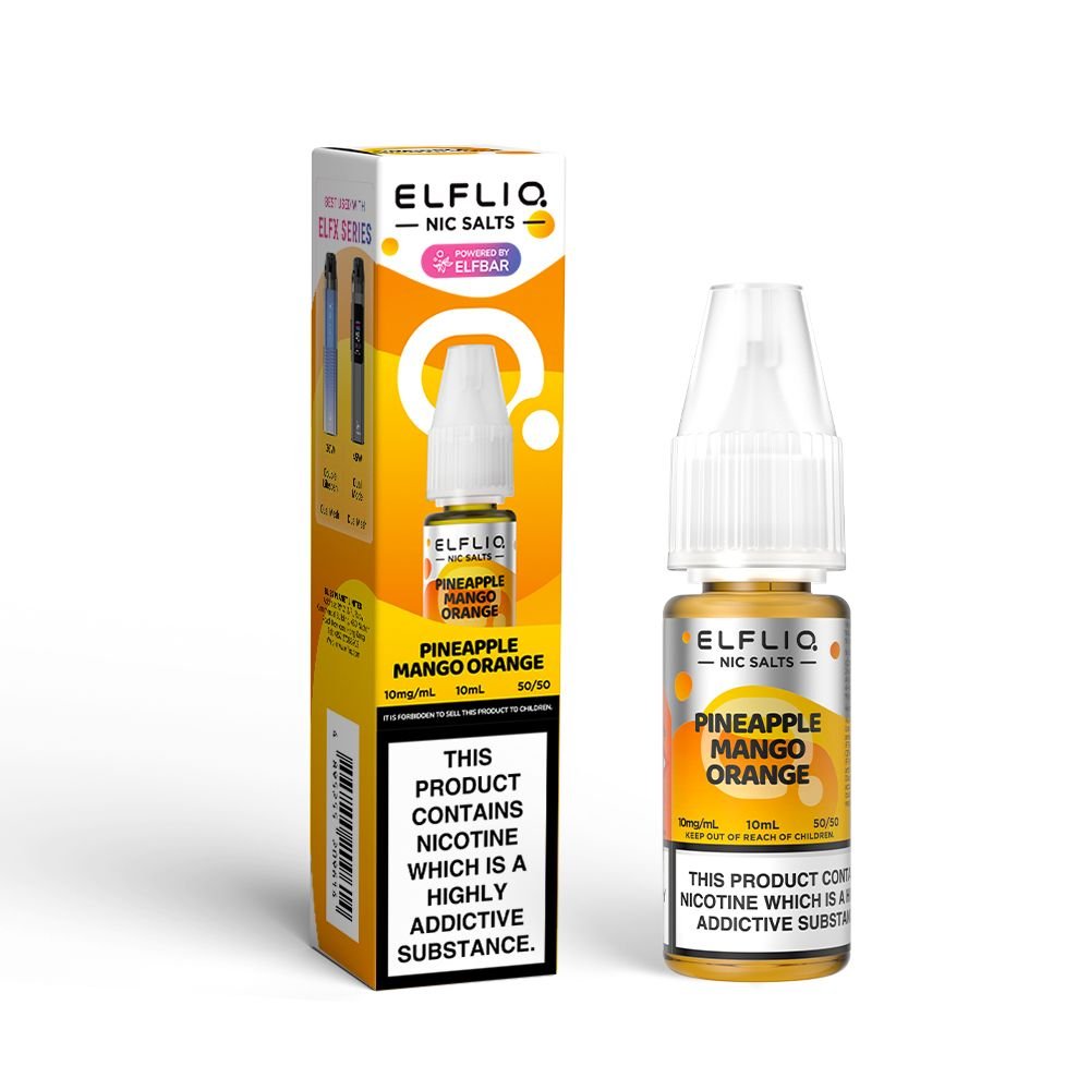 125.Jpg Pineapple Mango Orange Nic Salt E-Liquid By Elf Bar Elfliq 5Mg
