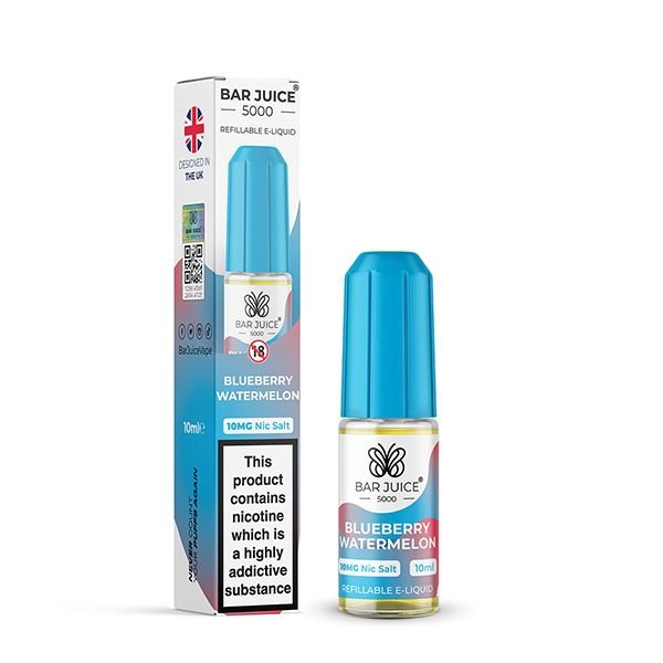 Blueberry Watermelon Nic Salt E-liquid by Bar Juice 5000 10mg