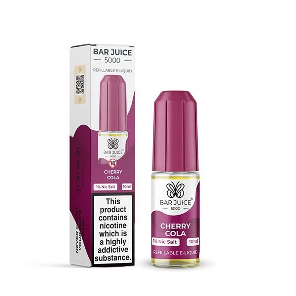 Cherry Cola Nic Salt E-liquid by Bar Juice 5000 10mg