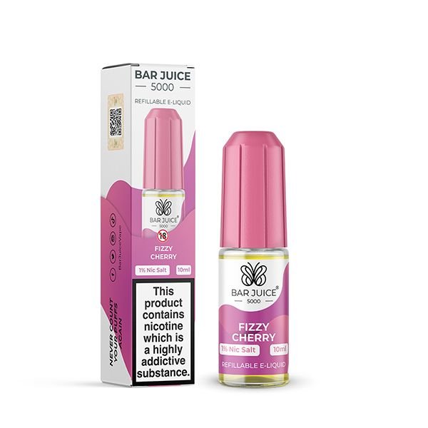 Fizzy Cherry Nic Salt E-liquid by Bar Juice 5000 10mg