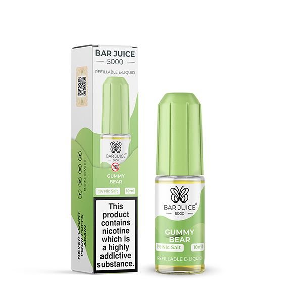 Gummy Bear Nic Salt E-liquid by Bar Juice 5000 10mg