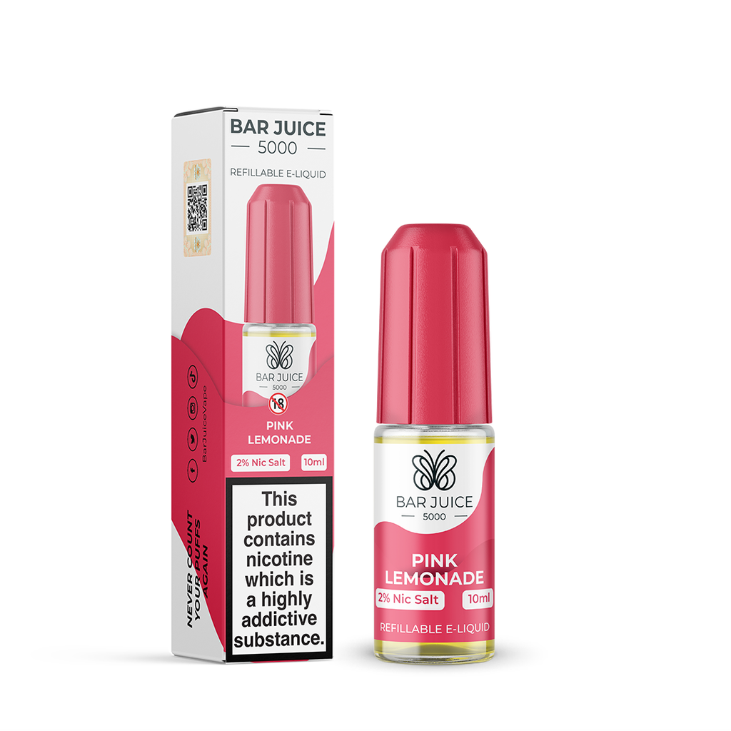 Bar Juice 5000 Pink Lemonade Nic Salt E-liquid by Bar Juice 5000 10mg