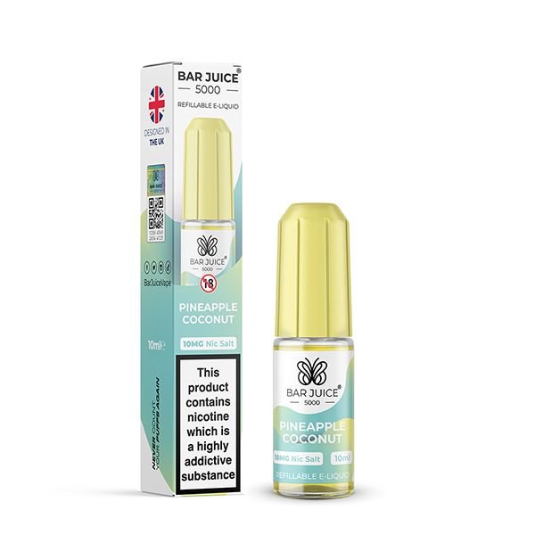 Bar Juice 5000 Pineapple Coconut Nic Salt E-liquid by Bar Juice 5000 10mg