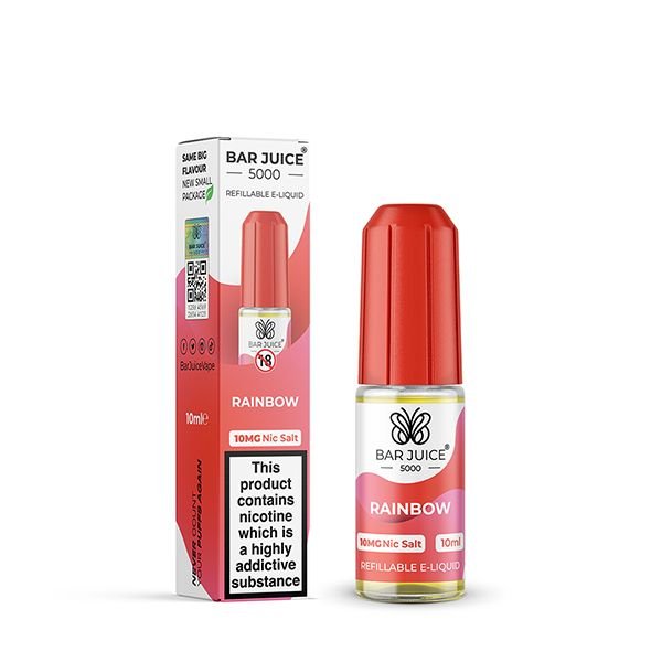 Bar Juice 5000 Rainbow Nic Salt E-liquid by Bar Juice 5000 10mg
