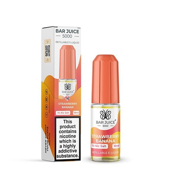 Bar Juice 5000 Strawberry Banana Nic Salt E-liquid by Bar Juice 5000 10mg