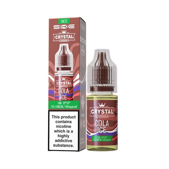 Cola Ice Nicotine Salt E-liquid by Crystal Original 10mg