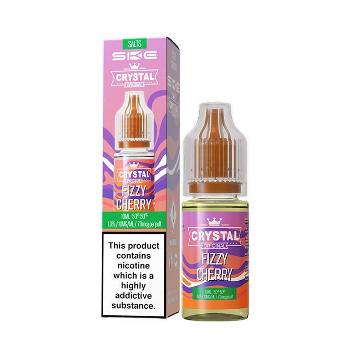 Fizzy Cherry Nicotine Salt E-liquid by Crystal Original 10mg
