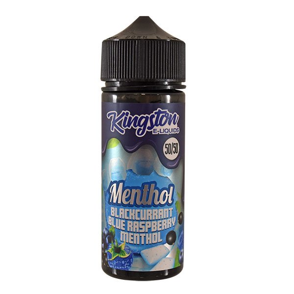 Blackcurrant Blue Raspberry Menthol Shortfill E-liquid by Kingston 100ml