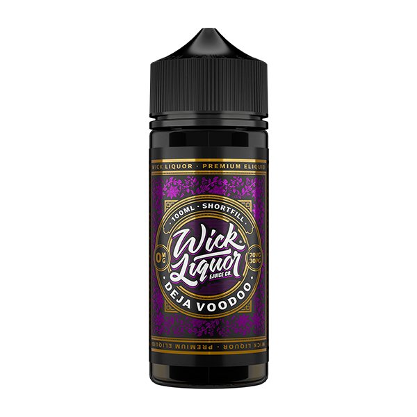 Deja Voodoo Shortfill E-liquid by Wick Liquor 100ml