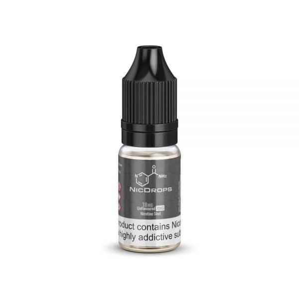 Nicotine Shot E-liquid by Nic Drops 18mg