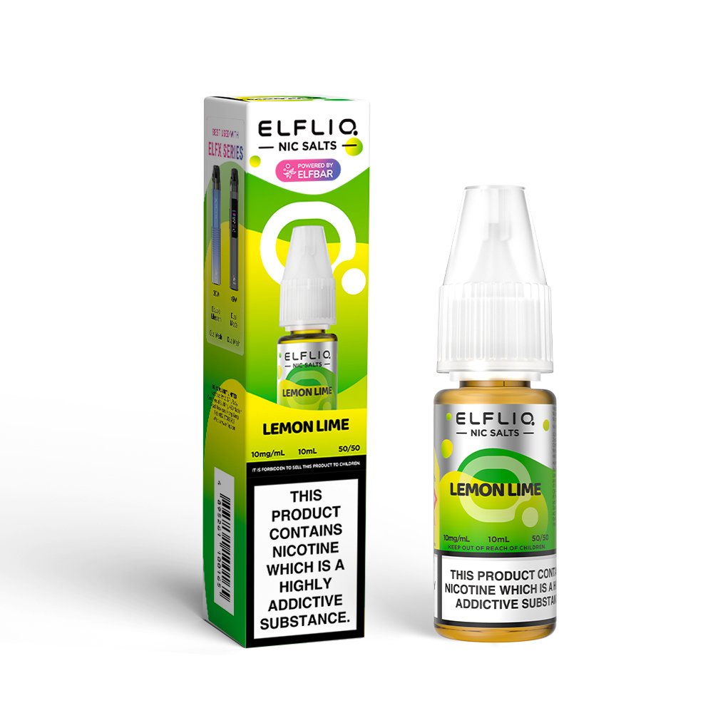 Lemon-Lime (1) Lemon Lime Nic Salt E-Liquid By Elf Bar Elfliq 10Mg