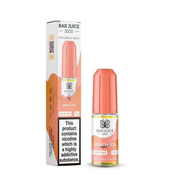 Bar Juice 5000 Peach Ice 10ml Nicotine Salt
