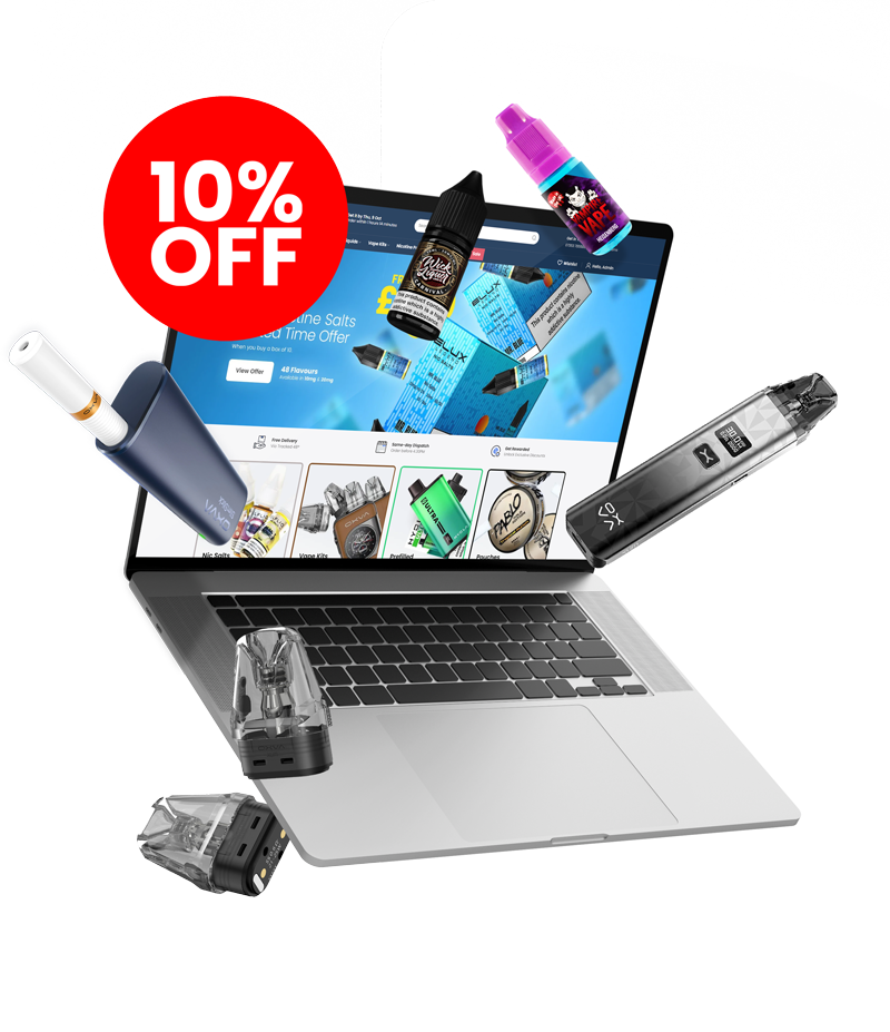 Bargain Vape Shop Pop up Banner Offer