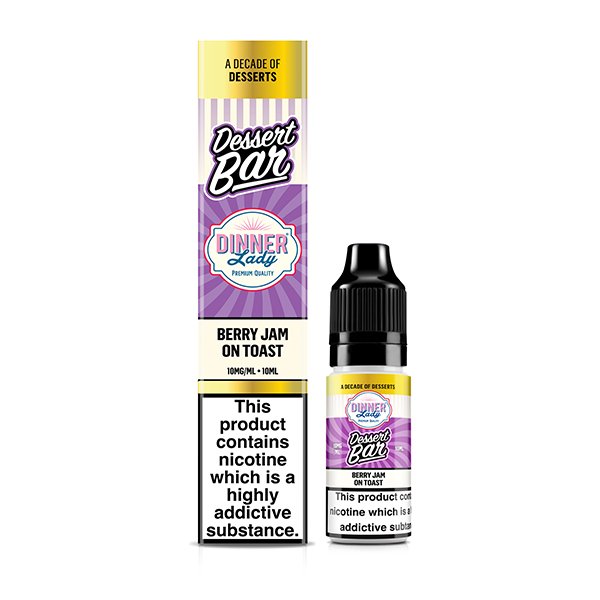 Salts_0006_Dl-Bar Salts-Desserts-Berry Jam On Toast-10Ml-10Mg-Gb (1) Berry Jam On Toast Dinner Lady Nic Salt