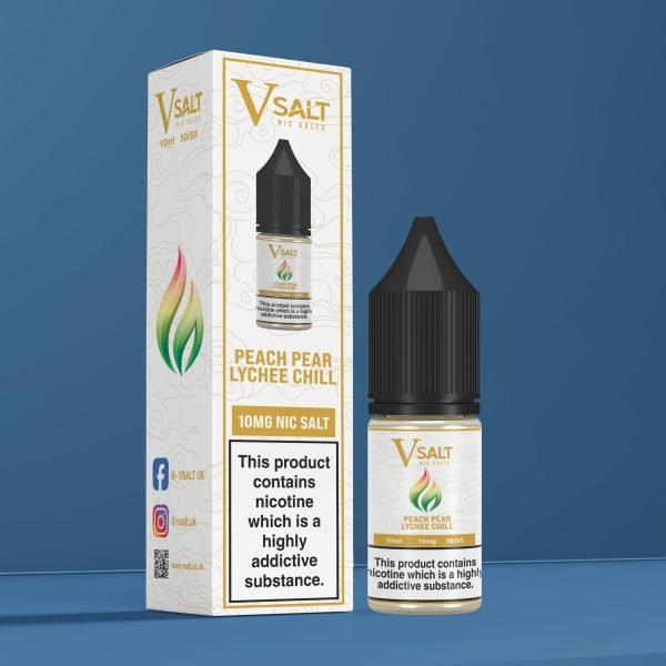 Peach Pear Lychee Chill Nic Salt V Salt