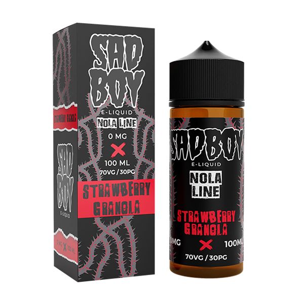 Strawberry Granola Shortfill E-Liquid By Sadboy 100Ml Strawberry Granola Shortfill E Liquid By Sadboy 100Ml - Image 1