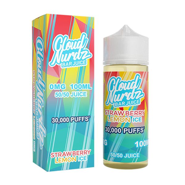 Strawberry Lemon Ice 100Ml E Liquid Cloud Nurdz Strawberry Lemon Ice 100Ml E Liquid Cloud Nurdz - Image 1