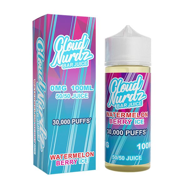 Watermelon Berry Ice 100Ml E Liquid Cloud Nurdz Watermelon Berry Ice