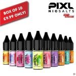 Pixl Nic Salts box with 10 x 10ml bottles